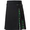 Generico Kilt in Tartan per Uomo Kilt in Tartan con Cinghie e Ampie Tasche Cargo Kilt Uomo Scozzese Nuova Gonna Utility Maschio Classico Retro Gonna Vintage