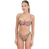 4GIVENESS Bikini da Donna Fantasia Etnica Balconcino e Slip con intrecci S