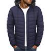 Lonya Giubbotto Invernale Uomo Piumino Leggero Termici Giubbino Casual Parka Idrorepellente Piumini Antivento Giacca Trapuntata con Cappuccio Rimovibile Autunno