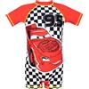 Disney Costume da Bagno Cars | Costume da Bagno Bambina | Costumi Piscina Ragazzo | Arancione 6-7 Anni
