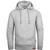 Grin&Bear Felpa con Cappuccio e Zip da Uomo GB540-GreyMelange-M