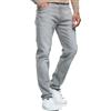 Indicode Uomini INSantino Jeans Pants | Pantaloni Jeans in 99% Cotone con 5 Tasche LT Grey Cloud 38/32
