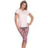 e.Femme - Pigiama da Donna Marion 310, in Cotone con Modal Colore: Rosa. 46