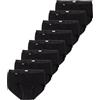 Sloggi Basic Midi Offerta 4-6-8 Pezzi Slip Donna Midi Slip Donna in Cotone Basic+ Midi Mutande Donna (44, 8 Pezzi.Nero)