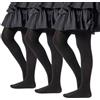 CALZITALY PACK 3 PAIA Collant Bambina Cotone, Calzamaglia Ragazza, Collant Opachi, da 4 a 14 Anni, Bianco, Rosa, Grigio, Nero, Blu, 70/200 DEN, Made in Italy