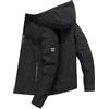 Generico Giacche Softshell Uomo Impermeabile Antivento Cappuccio Cappotto Outdoor Escursionismo Giacche Invernale Uomo