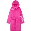 Get Trend Barbie Vestaglia Bambina e Adolescenti, Pile Accappatoio con Cappuccio, Abbigliamento da Casa Regali per Lei (13-14 Anni, Rosa Barbie)