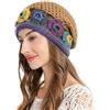 ZLYC Women Cotton Crochet Slouchy Beanie Hat Handmade Knit Summer Skull cap