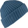 ENEA CASHMERE Cappello a Coste 100% Lana Merinos Extrafine, Made in Italy, Berretto Invernale Unisex, Taglia Unica (IT, Testo, Taglia Unica, Carta da Zucchero)