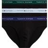 Tommy Hilfiger Uomo Slip Hipster Confezione da 3 con Fascia con Logo