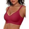 Vertvie Reggiseni senza ferretto push up senza ferretto da donna senza cuciture di supporto copertura completa reggiseni per tutti i giorni regolari e taglie forti