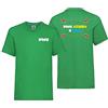 Bulabadoo T-Shirt Aziendale Fronte Retro Personalizzabile Nome Logo Azienda Personalizzabile Aziende Corsi Formazione Maschio Femmina Tshirt con Nome
