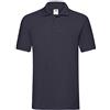 Fruit of The Loom - Polo da uomo, taglia XL, colore: Bianco Navy scuro m