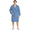 Dorian Home - Accappatoio Uomo e Donna in Microfibra Anallergico, Morbido, Leggero, Salvaspazio, Assorbente a Rapida Asciugatura con Cappuccio, Tasche, Cintura a Passanti e Gancio, Lavabile (no Stiro)