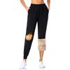 MOVE BEYOND Donna Pantaloni da Jogging in Felpa con Fodera di Sherpa Calda con 2 Tasche Athletic Fleece Pantaloni da Jogging con Coulisse