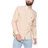 Carrera Jeans - Camicia Uomo, Fantasia a Quadri Giallo, Marrone e Beige (3XL)