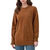 Simple&Opulence Maglia da Donna a Girocollo, ciniglia Calda per Donna, Maglione Invernale a Maniche Lunghe Casual, S-XXL
