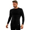 sesto senso Maglia Intima Uomo Lunga Cotone 95% Termica Funzionale Biancheria Maniche Lunghe L Nero