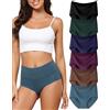 Levao Confezione da 6 Slip da Donna a Vita Alta Intimo Senza Cuciture Mutandine Comode da Donna No Show Slip Confezione Multipla S-XXL