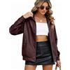 RITOSTA Giacca Pelle Donna Corta Giacca Ecopelle Leggera Giubbotto Similpelle Moto Giubbotti Mezza Stagione Primavera Estate Autunno Giubbino Pelle Casual ed Elegante