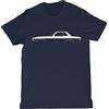 Generic SL Hardtop R107 - T-shirt classica vintage con silhouette coupé, Navy, 3XL