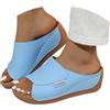Generico Ciabatte Mare Donna, Ciabatte Donna Estive Ortopediche Sandali Pelle Anatomiche Eleganti, Zeppa Antiscivolo Supporto Arco per Casa e Spiaggia Scarpe Trekking Pantofole37