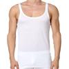 Liabel 3 Pezzi - Maglia Uomo 03050 53 Mezza Manica con Scollo a V in Filo di Scozia - Eleganza e Comfort, 4, Bianco