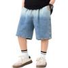 SEAUR Bermuda Baggy Bambino Pantaloncini Jeans Ragazzo Gamba Larga Jean Shorts a Vita Elasticizzata con Tasche Pantaloni Corti Estivi 5-15 Anni