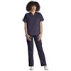 Tecno Hospital Divisa completa ospedaliera unisex, OSS, estetica, infermiere, casacca e pantalone (blu navy, m)