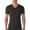 Intimitaly Irge 3 Maglie Uomo Caldo Cotone Termico Mezza Manica Scollo V e Girocollo Bianco Blu o Nero (XXL, 3 Scollo V Nere)