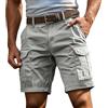 Generico Pantaloncini Uomo Bermuda Uomo Estivi Cargo Shorts con Tasche Laterali Pantaloni Corti Slim Fit Multi Tasche Tasconati Pantaloni Leggeri Sportivi S-4XL