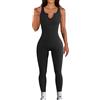 RPAEOY Jumpsuit Donna Tutina Aderente Costine Tuta Estiva Intera Sportiva Completo Lungo Pantaloni Body senza Maniche Elegante Tutine Aderenti Sportivo