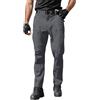 Generisch Pantaloni cargo da uomo invernali, foderati, impermeabili, ripstop termici, da lavoro, da uomo, leggeri, elasticizzati, termici, da trekking, lunghi, caldi e tattici, mimetici, 03#_grigio, L