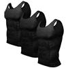 Odoland Compressione Uomo Canotta Contenitiva Shapewear Snellente Intimo Modellante Dimagrante Pancia Sportivo Fitness (3 Pezzi/Nero/XXL)