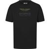 Aston Martin Maglietta con Logo Stealth F1 da Uomo - Nero - Taglia: XS | Design grafico del team, girocollo, comoda vestibilità per gara e tempo libero, Prodotto ufficiale con licenza