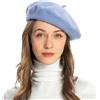 ZLYC Donna Lana Basco Scozzese Stile Francese Berretto