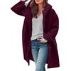 MOKBAY Cappotto Lana Elegante Cappotti Donna Cappottino Termico Lana Invernali Oversize Giacca Mezza Stagione Curvy Autunnale Giubbino Cappotto Donna S