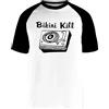 JINBETEE Bikini Kill Logo T-Shirt Bianca A Maniche Corte con Maglietta da Baseball Unisex
