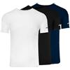 Fila Underwear 3 Pack T-Shirt Uomo Maglie Intime Round Neck Moda Egidio (Bianco Navy Nero, 4 M)