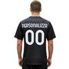 AC Milan Maglia Personalizzata con Tuo Nome o Giocatore Preferito Replica Ufficiale 2025/2026, Rossonera a Strisce (IT, Testo, XL, Rosso)