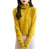 Chanyarn Maglione da Donna in 100% Lana Merino Leggero Collo Alto Lavorato a Maglia Senza Cuciture a Maniche Lunghe Tops