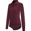 Tapata Camicetta da Donna con Bottoni, Pezzo Unico, Maniche Lunghe, Camicia da Lavoro Solida per L'Ufficio, Top Casual