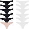 Toocool - Stock 12 Pezzi Slip Donna Tanga Brasiliana Elasticizzato Cotone Nuovo 534-12 [L/XL,Fantasia 1]