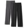 DAVID ARCHY Pigiama da Uomo 100% Cotone, Confortevole Pigiama Corto, Camicia da Notte a Due Pezzi da Uomo a Maniche Corte e Pantaloni con Tasche con Bottoni