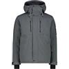 CMP Giacca da sci e snowboard da uomo in mechanical stretch loose fit, 34W3917 (IT, Numero, 54, Regular, Regular, Grigio)