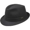 Stetson Benavides Trilby Feltro di Lana Cappello Invernale Teflon Made in Italy Donna Uomo Autunno Inverno