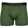 Menique Biancheria Intima In Lana Merino Da Uomo Boxer Mutande Per Uomini Biancheria Intima Morbida Traspirante Inodore Per Uomini, Verde Scuro, XL