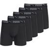 PUMA - Boxer da uomo, confezione da 5, nero, Medium