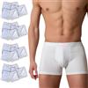 Intimo College Mutande Uomo Boxer Cotone (12-6-3 Paia) Underwear Uomo Certificato OEKO-TEX standard 100%, Taglie Forti Uomo dalla S alla 3XL, Anallergiche e Traspiranti Anti Cattivi Odori, Prodotto Italiano