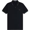 Fred Perry Slim Fit Twin Tipped Polo M3600, blu, XL